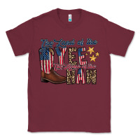 Burgundy the land yee the home of the haw Classic Tee - RacoonDesign