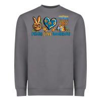 Storm Peace Love Hannukah Heavyweight Sweatshirt - BundleAndBundleShop
