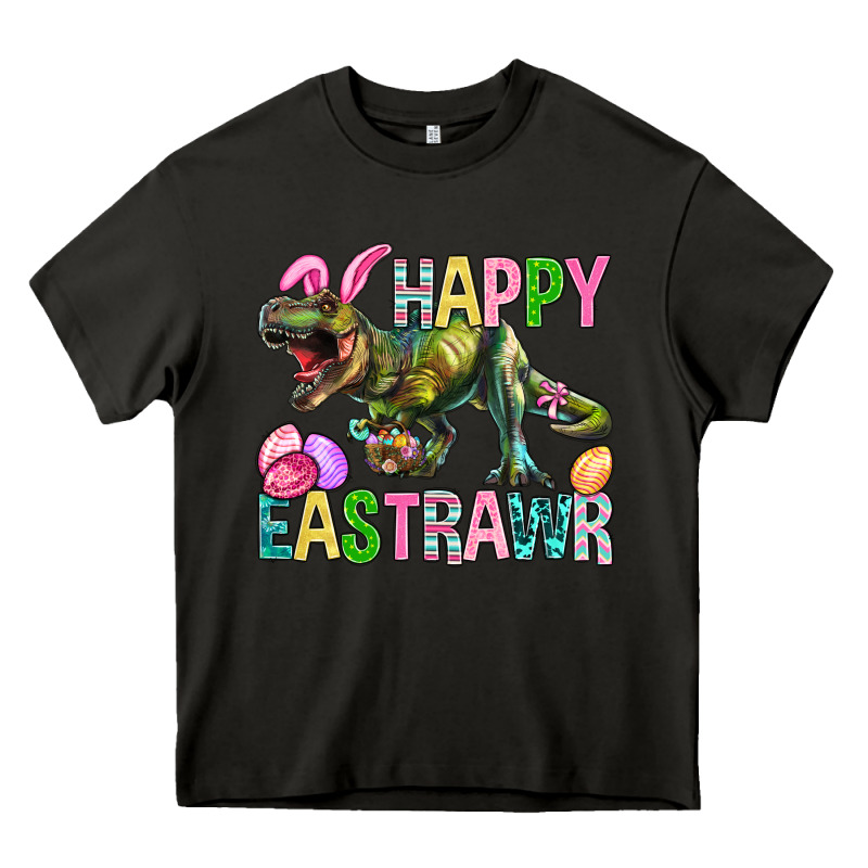 Happy Eastrawr Easter Heavy Core Tee by BundleAndBundleShop | Teevron