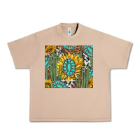 Burro western cactus with sunflowers and turquoise tumbler tbs Urban Heavy Tee - TumblerDesignByShophia