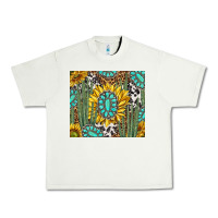 Pistachio western cactus with sunflowers and turquoise tumbler tbs Urban Heavy Tee - TumblerDesignByShophia