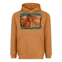 Meerkat chicken western Heavyweight Hoodie - RacoonDesign
