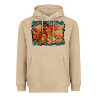 Mushroom chicken western Heavyweight Hoodie - RacoonDesign