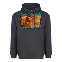 Smoke chicken western Heavyweight Hoodie - RacoonDesign