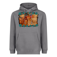 Storm chicken western Heavyweight Hoodie - RacoonDesign