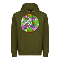 Army Green too cute to spook earrings Premium Hoodie - BundleAndBundleShop