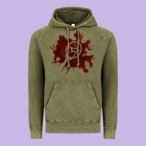 Mark Of The Malkavian Vintage Hoodie Designed By Lanvoart