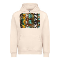 Sandshell western handdrawn patterns brushstrokes Urban Hoodie - BarkalooDesign