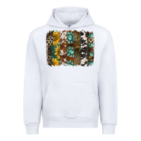 White western handdrawn patterns brushstrokes Urban Hoodie - BarkalooDesign