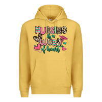 Antique Gold nursing is a work of heart Premium Hoodie - RanaPortraitStore