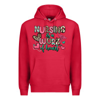 Cardinal nursing is a work of heart Premium Hoodie - RanaPortraitStore