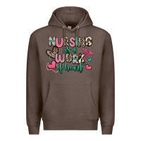 Coffee nursing is a work of heart Premium Hoodie - RanaPortraitStore