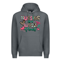 Rock nursing is a work of heart Premium Hoodie - RanaPortraitStore