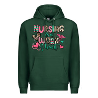 Sports Green nursing is a work of heart Premium Hoodie - RanaPortraitStore