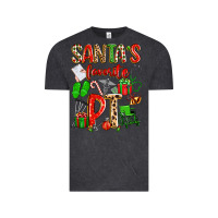 Vintage Black santa's favorite pt Vintage Tee - texasbilliewilder