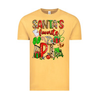 Vintage Mustard santa's favorite pt Vintage Tee - texasbilliewilder