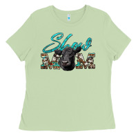 Matcha show mom aztec cowhide black angus Ladies Tee - Artiststas
