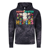 Cloud Black Happy Easter Heifers Easter Day Vintage Hoodie - HowdyJamesFarm