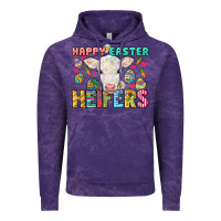 Cloud Purple Happy Easter Heifers Easter Day Vintage Hoodie - HowdyJamesFarm