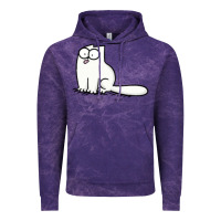 Cloud Purple simon's cat 1 Vintage Hoodie - lanVoArt