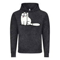 Vintage Black simon's cat 1 Vintage Hoodie - lanVoArt