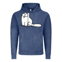 Vintage Denim simon's cat 1 Vintage Hoodie - lanVoArt