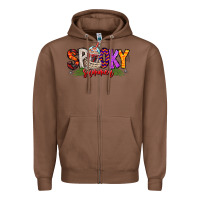 Chestnut spooky summer vibes Zipper Hoodie - CowhideDigitalArt