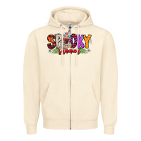 Sandshell spooky summer vibes Zipper Hoodie - CowhideDigitalArt