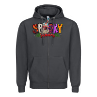 Smoke spooky summer vibes Zipper Hoodie - CowhideDigitalArt
