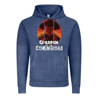 Vintage Denim children of the corn halloween cornhole the kids' spooky horror movie Vintage Hoodie - lanVoArt