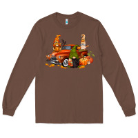 Chestnut fall gnome truck Long Sleeve Tee - CowGirlArtShop