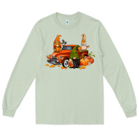 Matcha fall gnome truck Long Sleeve Tee - CowGirlArtShop