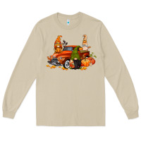 Mushroom fall gnome truck Long Sleeve Tee - CowGirlArtShop