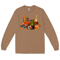 Toasted Coconut fall gnome truck Long Sleeve Tee - CowGirlArtShop