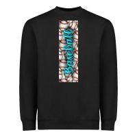 Black softball and baseball pen wraps Heavyweight Sweatshirt - BundleAndBundleShop
