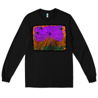 Black halloween spider web background Long Sleeve Tee - Jasminsmagicworld
