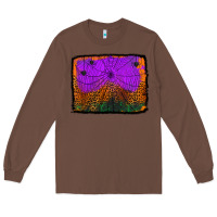 Chestnut halloween spider web background Long Sleeve Tee - Jasminsmagicworld