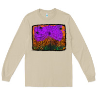Mushroom halloween spider web background Long Sleeve Tee - Jasminsmagicworld
