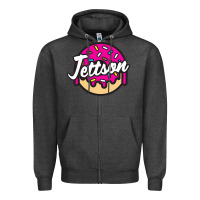 Charcoal Heather jett lawrence merch s gift for fans, for men and women, gift mother da Zipper Hoodie - lanVoArt