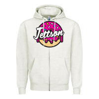 Oatmeal Heather jett lawrence merch s gift for fans, for men and women, gift mother da Zipper Hoodie - lanVoArt