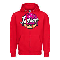 Red jett lawrence merch s gift for fans, for men and women, gift mother da Zipper Hoodie - lanVoArt