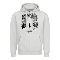 Dove Grey sigur ros   takk Zipper Hoodie - lanVoArt