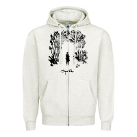 Oatmeal Heather sigur ros   takk Zipper Hoodie - lanVoArt