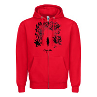 Red sigur ros   takk Zipper Hoodie - lanVoArt
