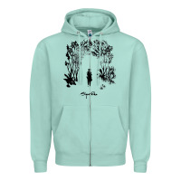 Seafoam sigur ros   takk Zipper Hoodie - lanVoArt