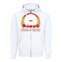 White Halloween Bitches Be Trippin Jason Mask Zipper Hoodie - lanVoArt