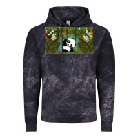 Cloud Black cute panda Vintage Hoodie - TumblerDesignByShophia