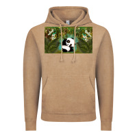 Vintage Coffee cute panda Vintage Hoodie - TumblerDesignByShophia