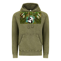 Vintage Olive cute panda Vintage Hoodie - TumblerDesignByShophia