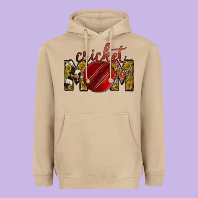 Cricket Mom Heavyweight Hoodie Designed By Racoondesign